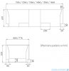 Nośnik styropianowy uniwersalny Schedpol do wanien prostokątnych 150-170x75cm 1.029-led